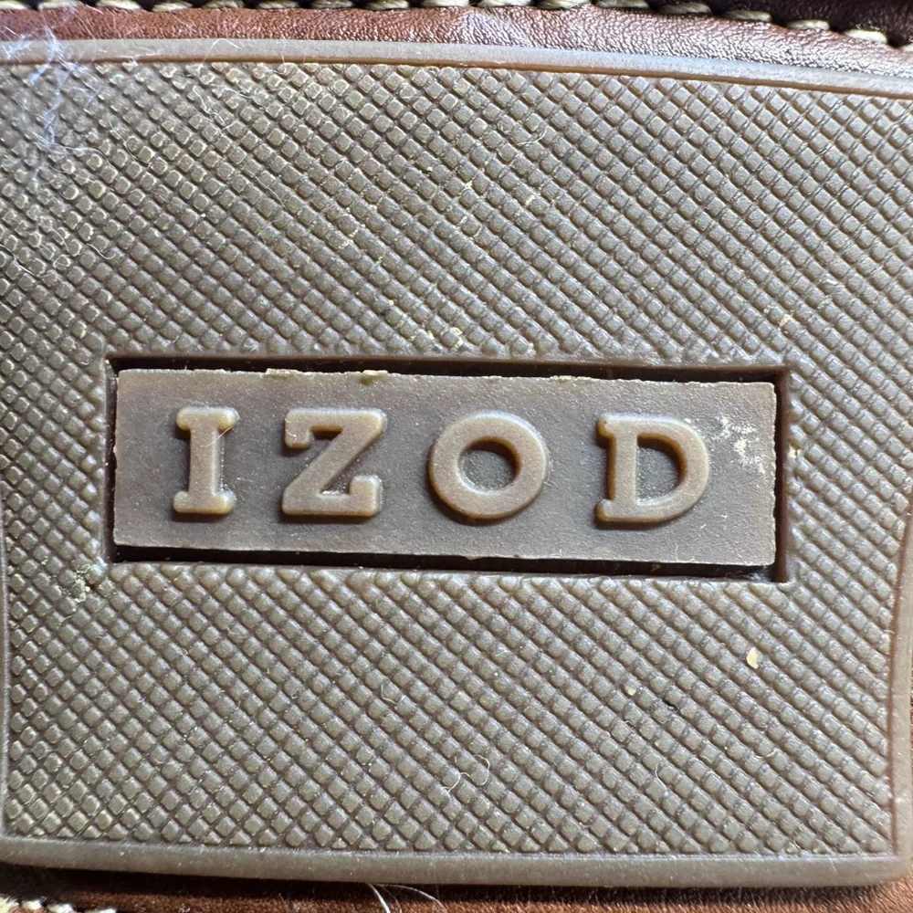 Izod Men's Burton Classic Mocs Tan Boat Shoes w/ Memory Foam insoles Sz 13